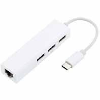 [JV-CRJ45H] ADAPTADOR CRJ45 3 puertos USB  HUB